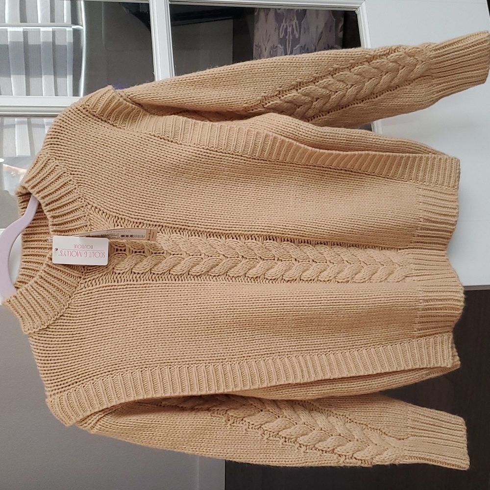 Esqualo Sweater Size XS in tan color